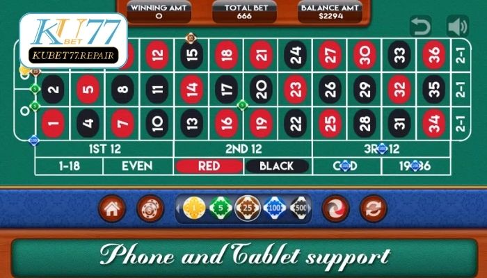 Bí quyết cá cược Roulette Kubet77 cực hiệu quả 