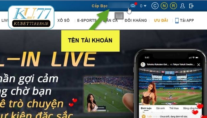 Một vài chú ý quan trọng khi mở tài khoản Kubet
