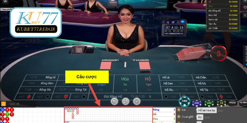 Những quy tắc cụ thể khi chơi game Rồng Hổ