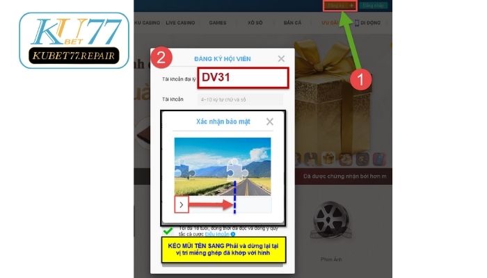Nội dung chính trong mục hướng dẫn của Kubet77
