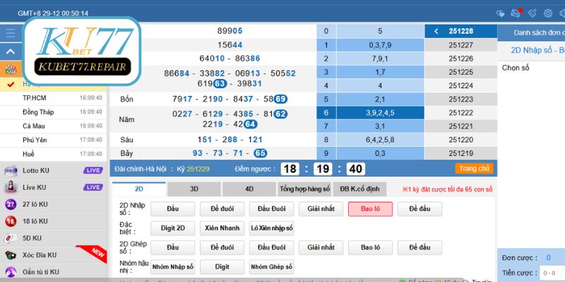 Trò chơi xổ số Kubet77 thu hút triệu người chơi 