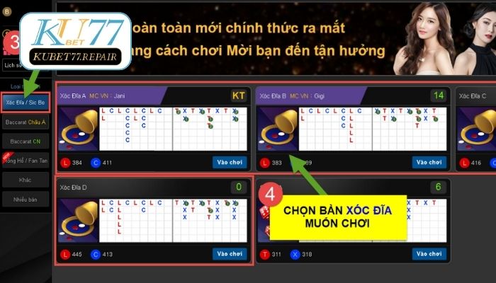 Ưu điểm thu hút khách hàng của Xóc đĩa Kubet77
