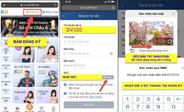 Hướng dẫn cách Đăng ký Kubet77 chính xác nhất